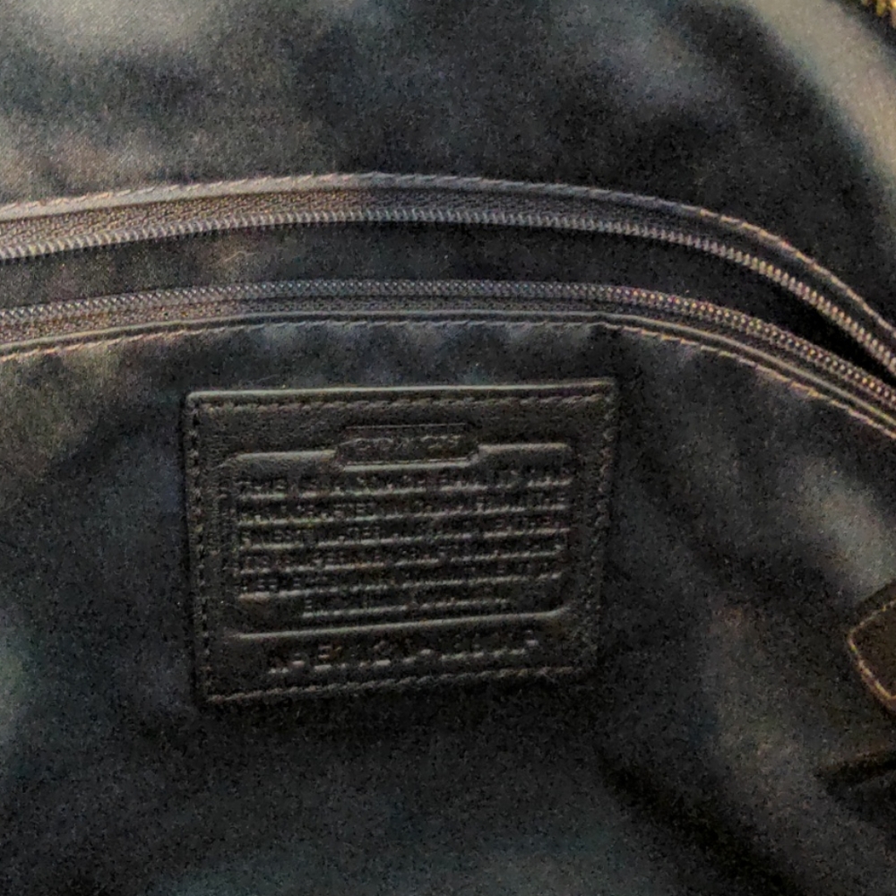 Black Coach Purse - Picture 2 of 4